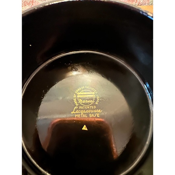 Vintage Large Handmade in occupied Japan (1945/1951) metal bowl/serving dish90 - Picture 10 of 10